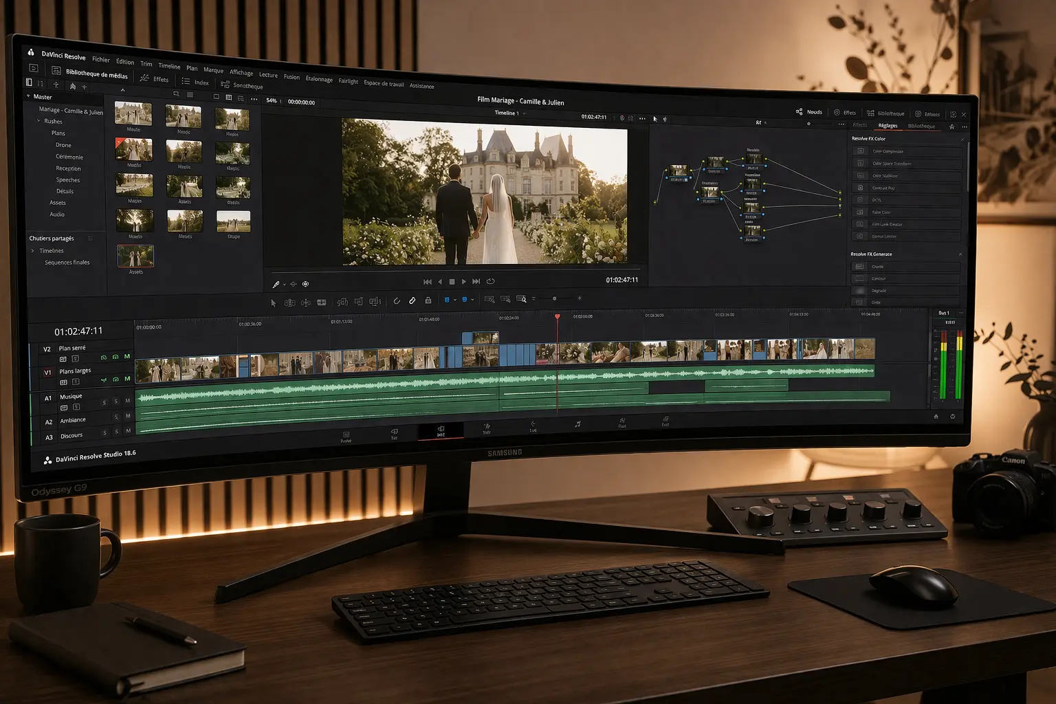 L'art du montage & de la couleur